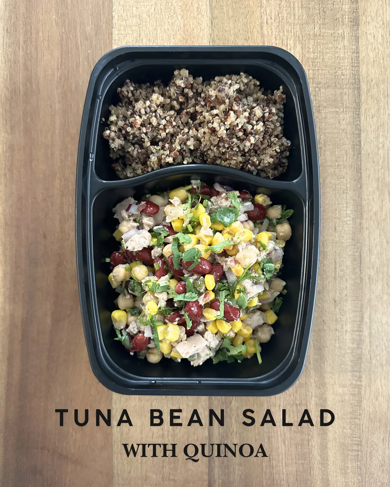 Tuna bean salad