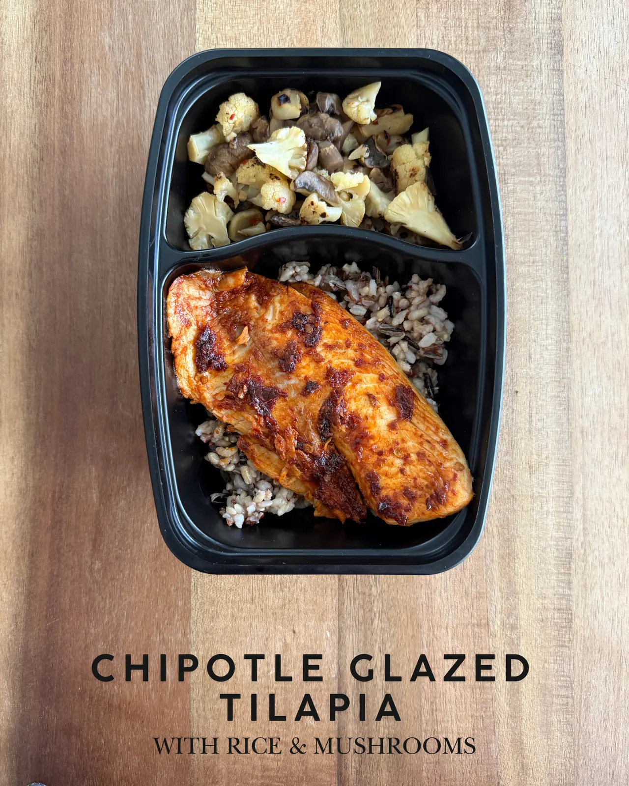 Chipotle-glazed tilapia